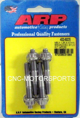 Arp stainless accessory stud 400-8005 4 pack m8 x 1.25 x 57mm 2.250&#034;