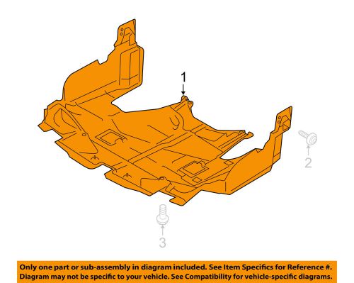 Subaru oem 12-15 impreza splash shields-splash shield 56410ag370