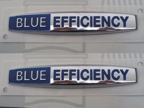 2x blue efficiency letter sticker trunk side fender badge emblem mercedes benz