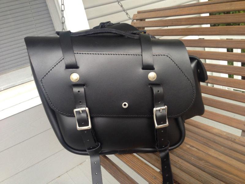 The leatherworks leather saddlebags