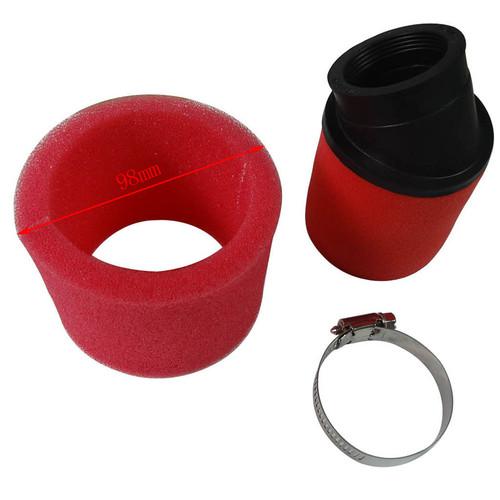 45mm red foam air filter carb yamaha suzuki honda xr50 crf50 xr crf 50 pit bike