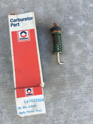 Vintage delco carburetor part - carburetor pump assy. #7031824