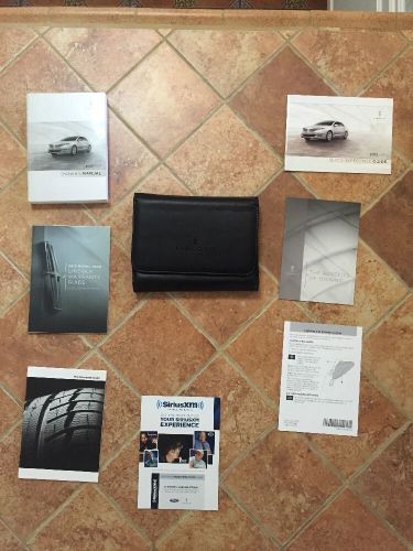 Lincoln mkz 2013 owners manual in case , complete