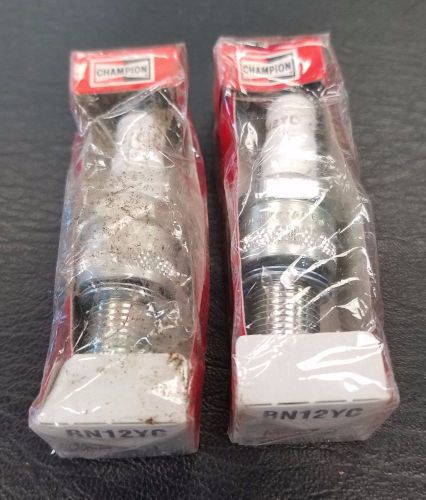 Single (1) new plugs from old stock spark plugs in box champion rn12yc