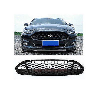 Front grille grill bezel honeycomb mesh cover fit for ford fusion 2013 - 2016