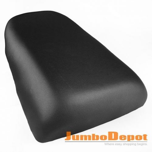 Black leather rear pillion passenger seat cover for suzuki sv1000 650 2003-2010