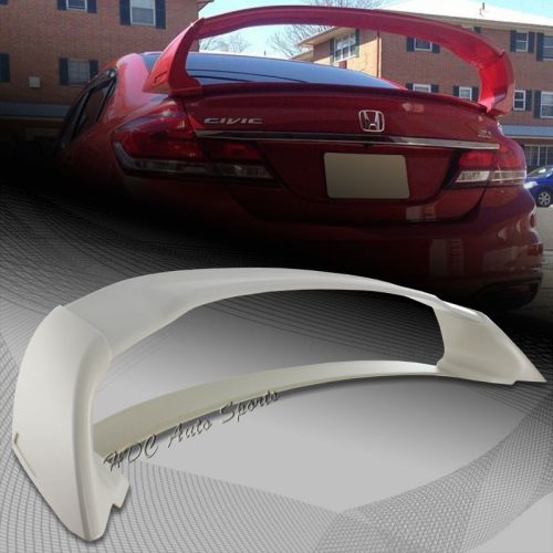 For 2012-2015 honda civic sedan rr style rear tail trunk spoiler wing body kit