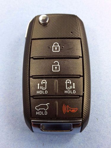 Oem kia sedona remote flip key with slide doors fcc id: tq8rke4f21