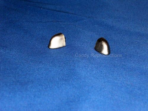 1941 - 1966 cadillac sunvisor clip ends pair 41 - 66