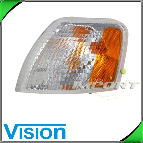 Driver left l/h side corner signal light lamp white lens new 1998-2000 vw passat