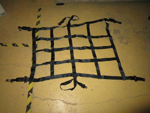 Immi seat belt safety harness net cargo tailgate bunk restraint 33 x 50 nylon ne