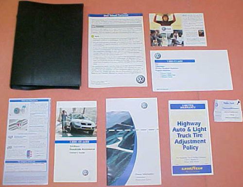 2005 volkswagen golf original owners manual service guide kit vw 07 dealer pouch