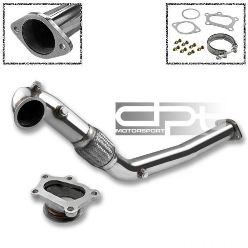 Stainless racing turbo downpipe exhaust 06-07 mazda 6 turbocharged mazdaspeed6