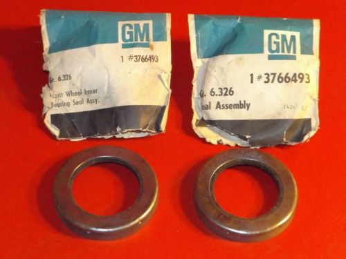 Nos 1960 1961 chevrolet series 10 truck pr front wheel bearing seals 3766493