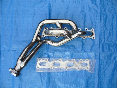 Nos exhaust header for mercedes benz kompressor engines, slk 230, c230, c220