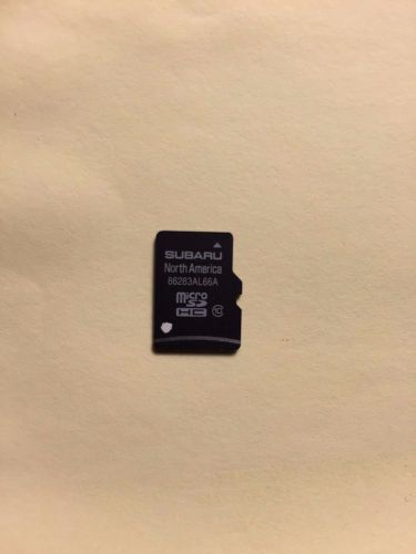 2016 subaru  navigation sd card oem # 86283al66a.