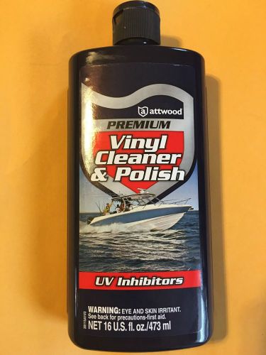 New! attwood premium vinyl cleaner and polish w/uv inhibitors cleans &amp; restores