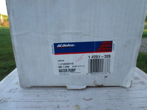 1980 1981 1982 1983 1984 1985 1987 1988 ford lincoln mercury water pump