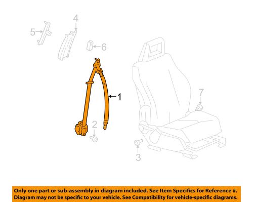 Jeep chrysler oem 11-15 patriot front seat belts-retractor assembly 1xc671dvac