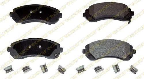 Monroe fx844 brake pad or shoe, front-monroe prosolution semi-metallic brake pad