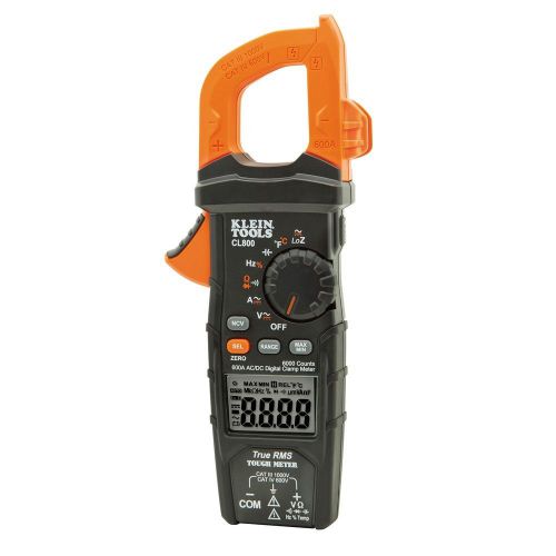 Klein tools 600a digital clamp meter, ac/dc auto-ranging