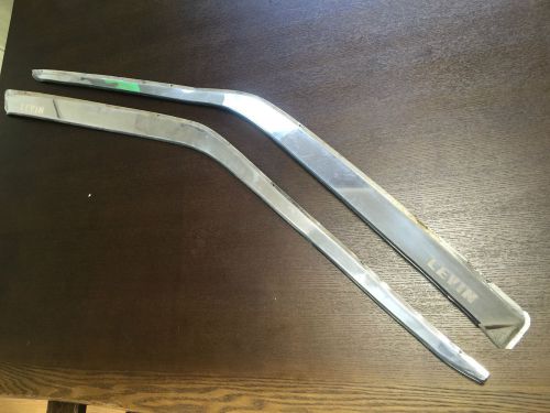 Jdm toyota ae86 levin trueno stainless door visors rain guards oem