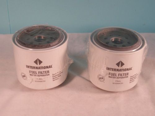 2 international fuel filter water separators, #1816568c91, new