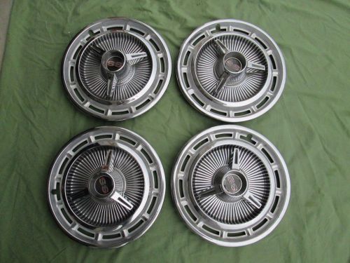 Chevrolet 1965 impala ss wheel cover set nice drivers quality set of 4