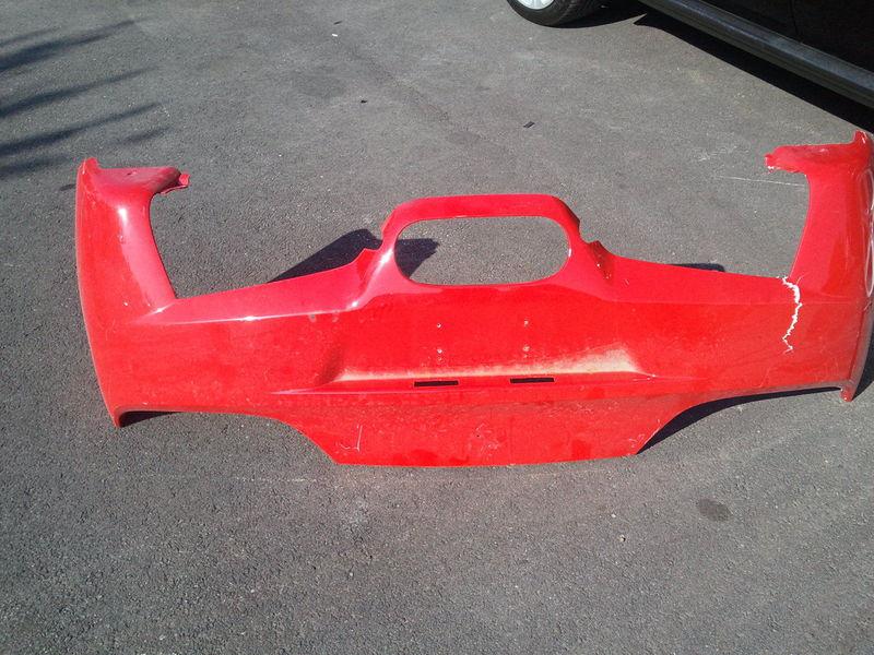 Oem factory fiberglass ferrari 458 italia/spyder rear tail bumper cover easy fix