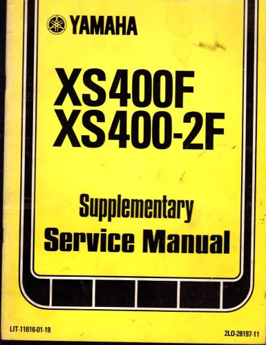 1979 yamaha xs400f &amp; xs400-2f service manual supplement lit-11616-01-19  (469)