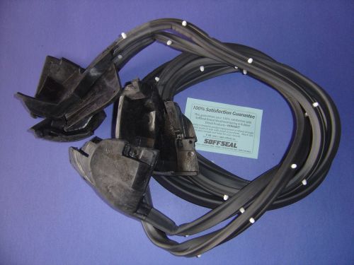 1969-1970 cadillac convertible &amp; 2 door hdtp weatherstrip-2 pieces-soff seal