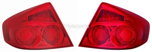 2005-2006 infiniti g35 sedan right left pair taillights tail lights rear lamps