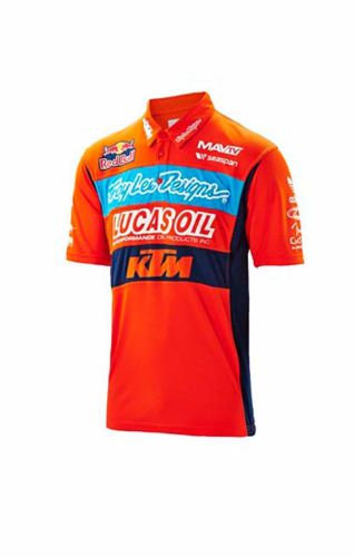 New oem ktm troy lee team polo pit shirt medium  large xl