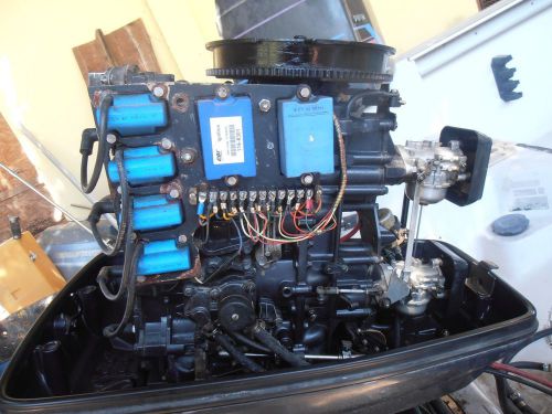 1989 force 125 hp 1251x9b complete powerhead block  working condition look video