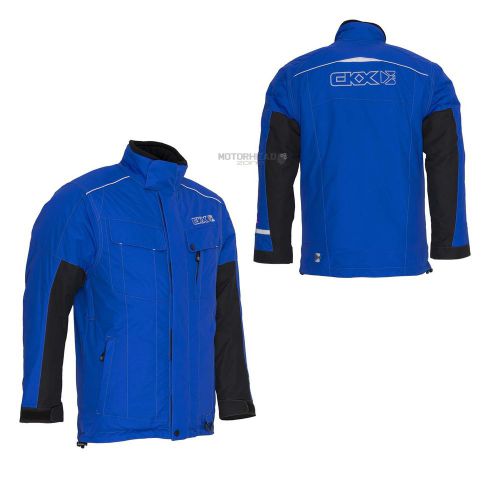 Snowmobile ckx tekfloat storm jacket small blue/black winter float floating