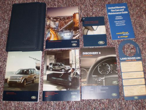 2012 land rover lr4 suv owners manual books navigation guide case all models