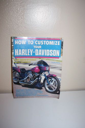 Vintage 1992 how to customize your harley-davidson manual 1990s project restore