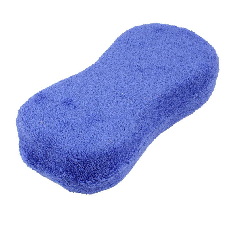 Vehicles 22cm x 12cm x 6cm blue double sides cleaning sponge wash cleaner pad