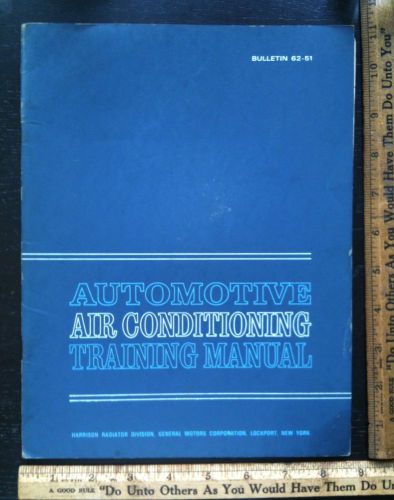 Vintage 1964 general motors harrison radiator division air conditioning manual