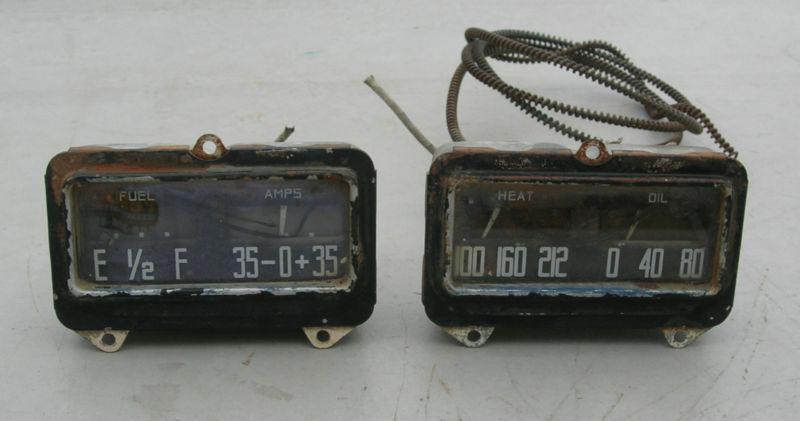 Dodge power wagon pickup truck dash gauges 39 1940 1941 1946 1947 1948 1949 1950