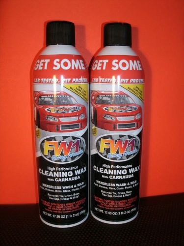 2 cans fw1 detail cleaner / waterless wax