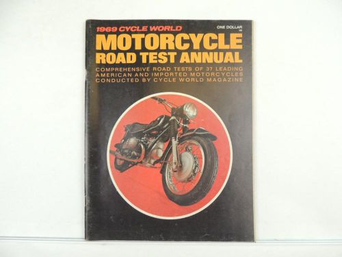 Vintage 1969 cycle world magazine motorcycle ducati suzuki bmw r600 norton l4670