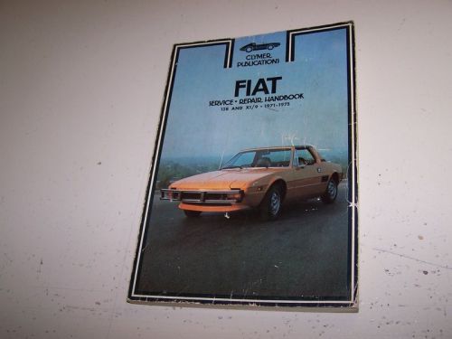 Fiat service repair manual 128 and x1/9 1971-1975