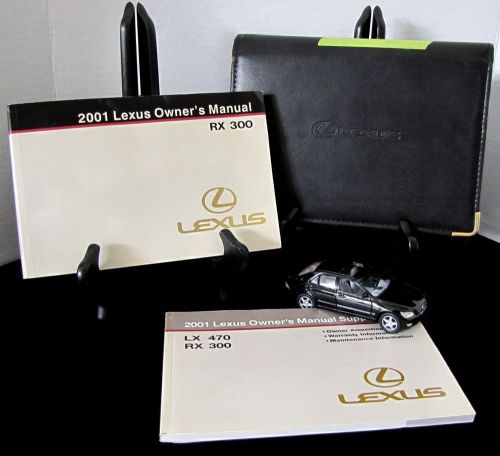 2001 lexus rx300 owners manual set  #o93