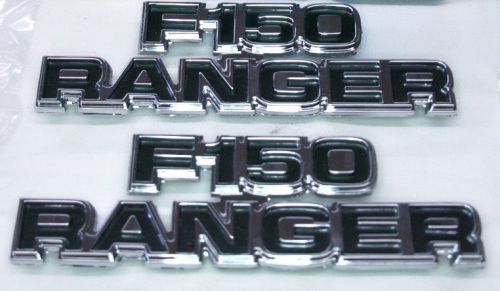 1977-79 ford truck nos f150 ranger emblems xlt lariat 2x4 4x4 free wheeling