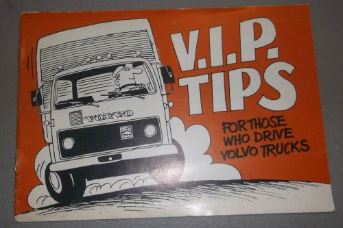 Volvo truck vip tips brochure