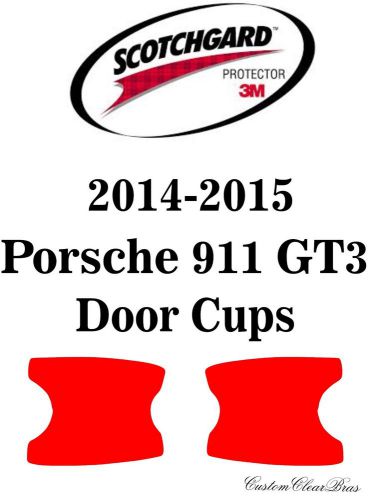 3m scotchgard paint protection film clear bra pre-cut 2014 2015 porsche 911 gt3