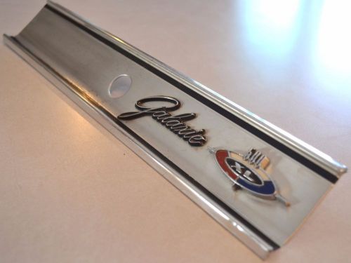 1964 ford galaxie xl glove box door trim - instrument panel moulding