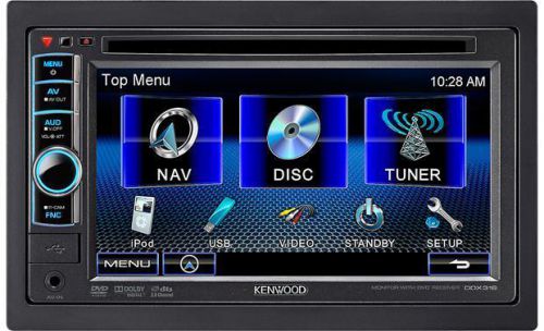 Kenwood ddx318 front usb aux dvd cd mp3 6.1&#034; wvga touchscreen 2din radio 14d