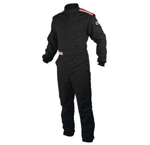 Omp sport os20 cuff suit(sfi and fia) - large, black - sfi and fia rated